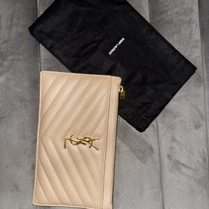 Saint Laurent Black Interior Wallet